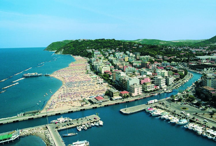 Gabicce vista dall'alto