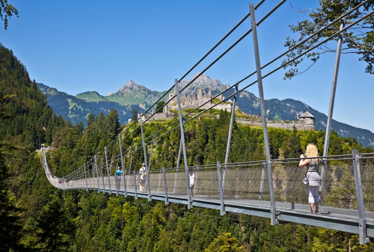 ponte sospeso in Austria