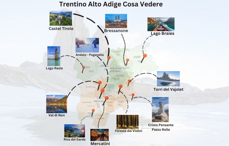 trentino alto Adige cosa vedere