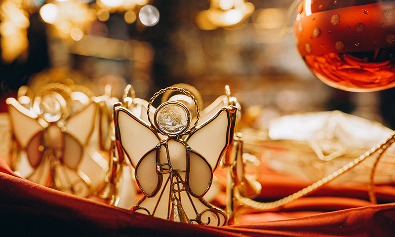 oggetti di artigianato locale.