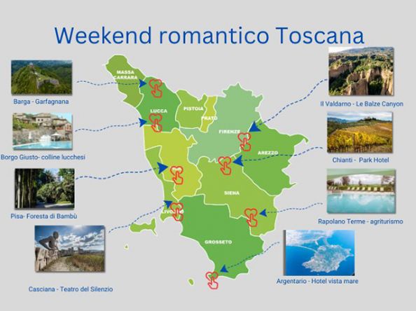 Week end romantico in Toscana: idee per sorprendere!